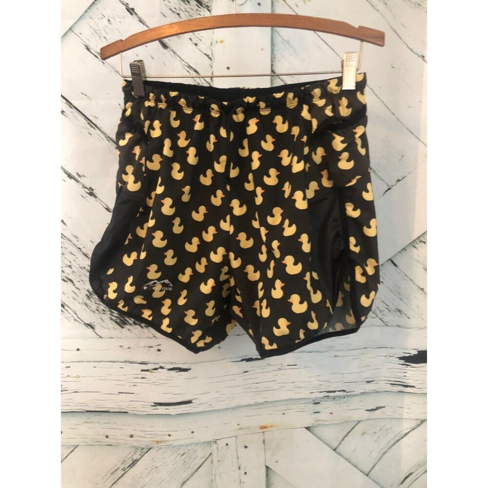 love the pain women's size medium M Rubber duck running shorts
